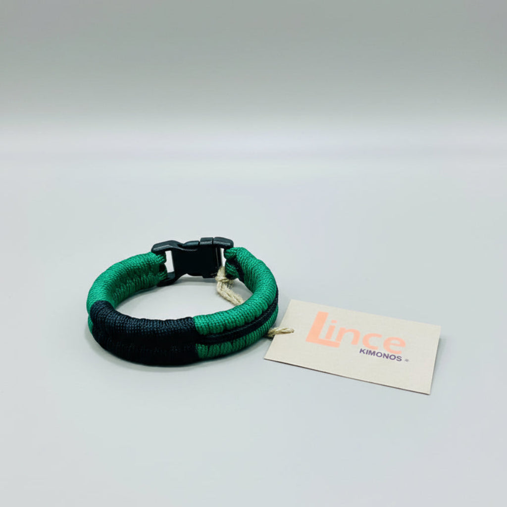 Bracelete Paracord Verde Kids