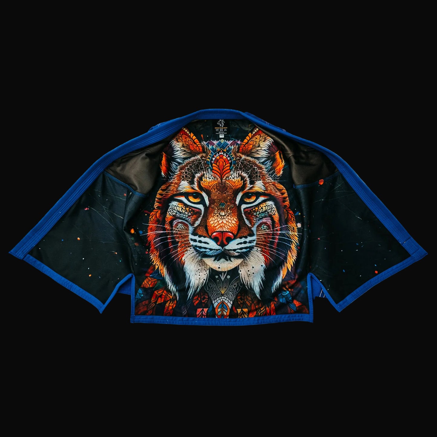 Interior kimono BJJ Special Edition Sky detalhes interior