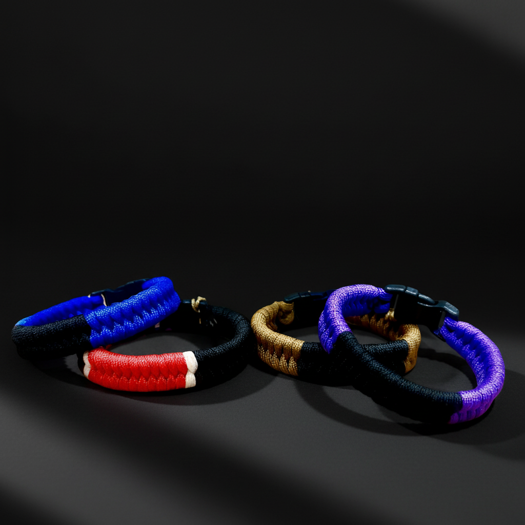 Conjunto de Braceletes Paracord Lince