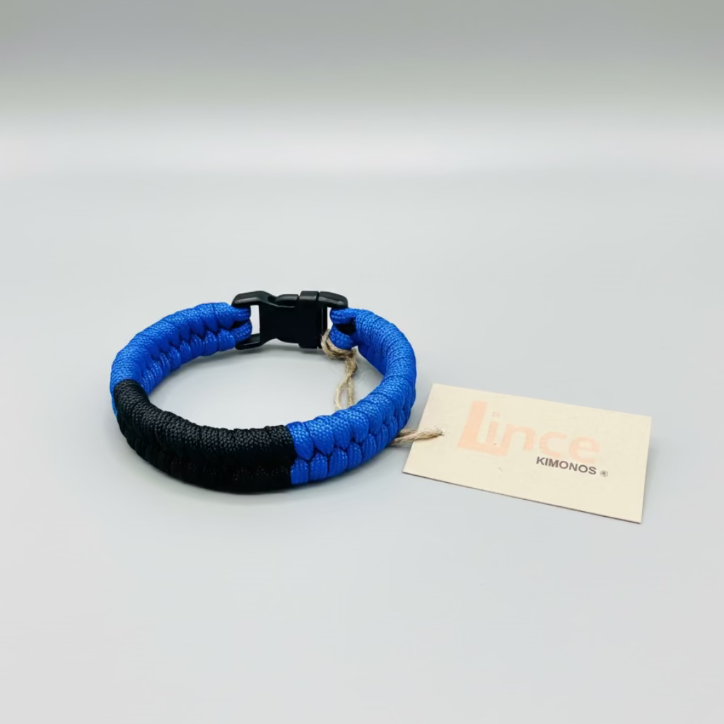 Bracelete Paracord Azul Lince