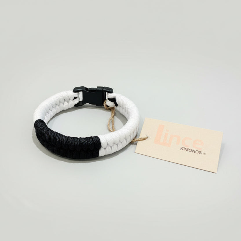 Bracelete Paracord Branco Kids