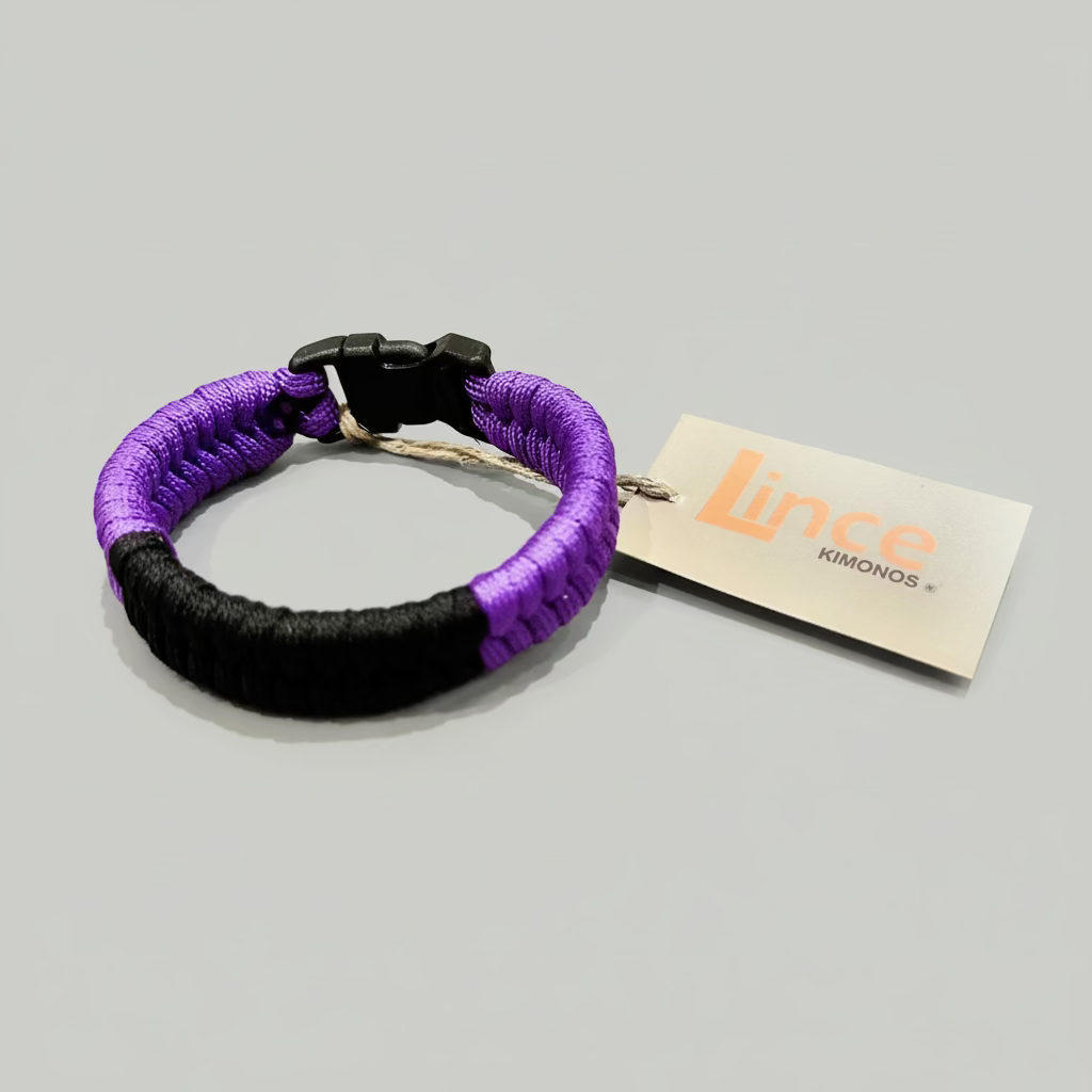 Bracelete Paracord Roxo Lince