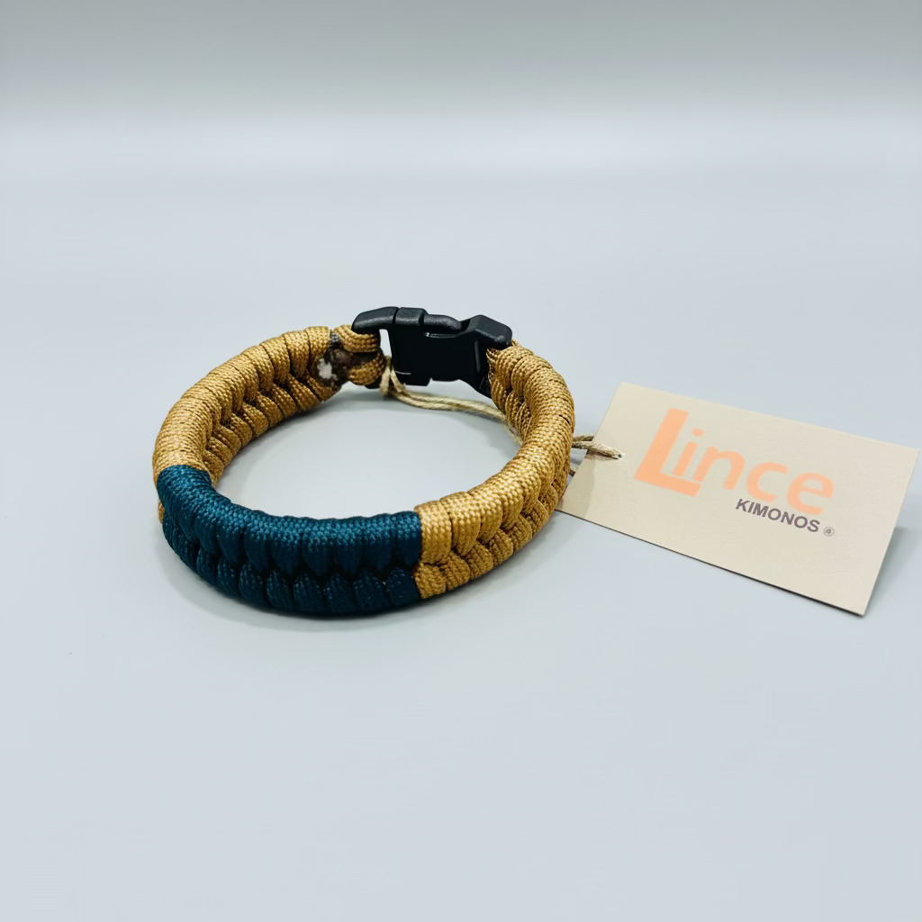 Bracelete Paracord Castanho Lince
