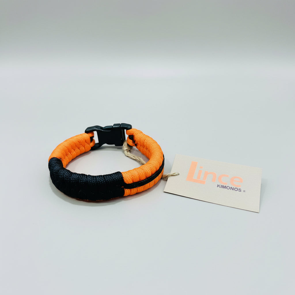Bracelete Paracord Laranja Kids