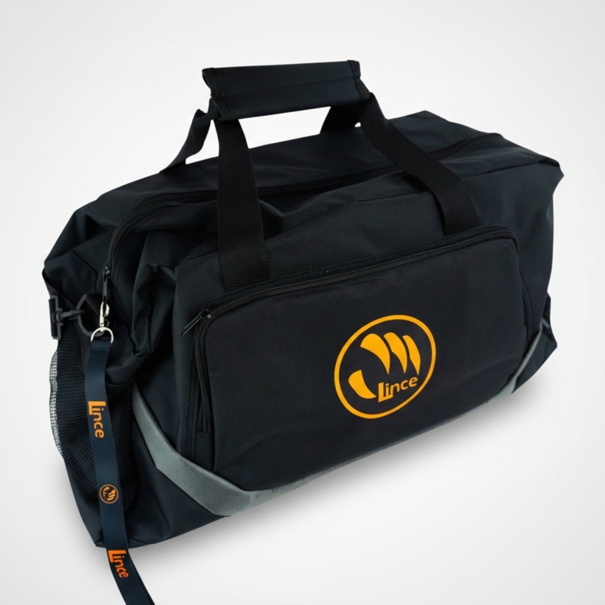 Detalhe bolsos Saco de Desporto Lince